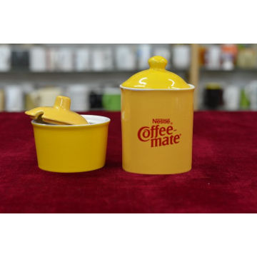 Yellow Coffee Cup with Lid